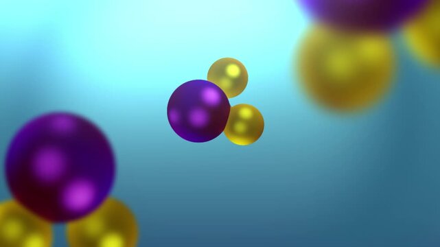  Antimony Particles Spinning in Microscopic Environment