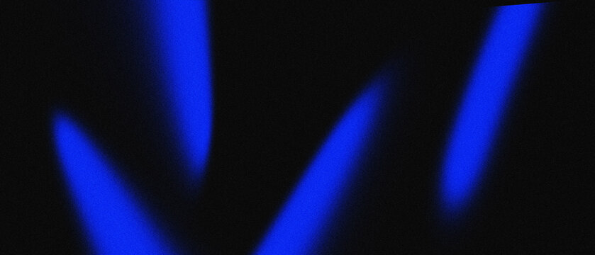 Noise texture design, abstract grainy gradient background blending deep blue and black tones, creating a dynamic and vibrant.