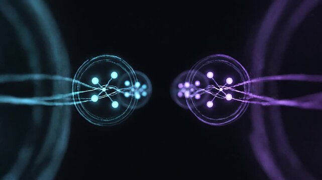 Quantum Encryption Rings With Neon Data Streams