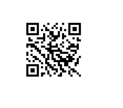 Qr code on transparent background