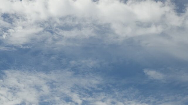 Clouds in the sky timelapse
