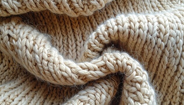 Knitted wool texture seamless background, high detail fabric pattern