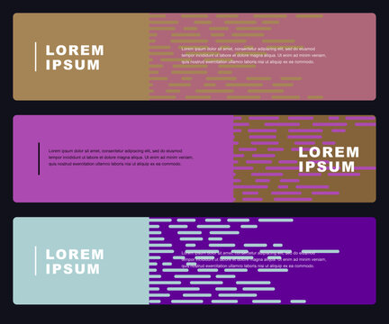 Modern minimalist website wireframe layout design with pink and purple gradient background mockup