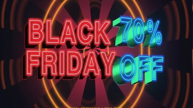 black Friday text effect adobe effect