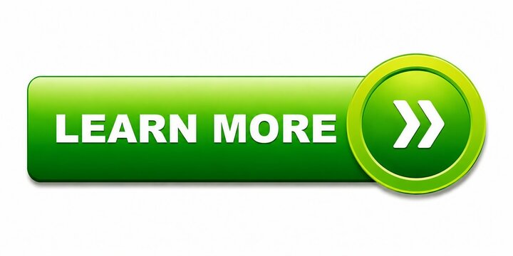 Green learn more button with white arrow icon