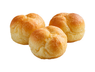 Fototapeta premium Collection set of dinner rolls isolated on transparent or white background, png