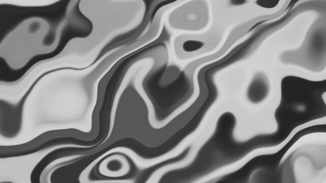 Silver Liquid Mercury Abstract Pattern