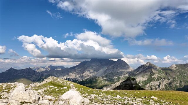Malbun, Liechtenstein: Schesaplana (2965 m) der h&ouml;chsten Berg im R&auml;tikon