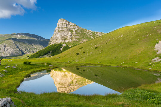 Jagodino lake on the mountain Volujak between Bosnia and Montenegro