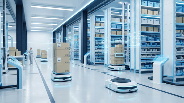 Smart warehouse technology for efficient logistics automation