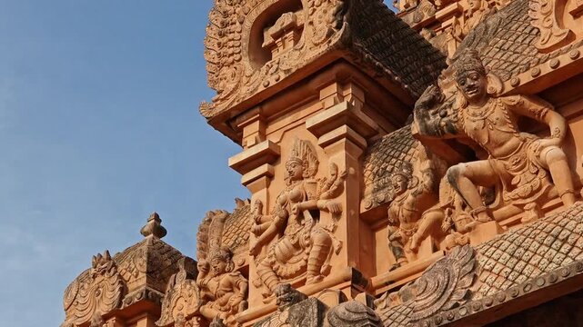 Brihadeeswarar Temple, Brihadisvara Temple, Thanjai Peruvudaiyar Kovil, Tanjore Big Temple, Shiva Temple, Thanjavur, Tamilnadu, India. King Raja Raja Cholan, UNESCO World Heritage Site. Archaeological