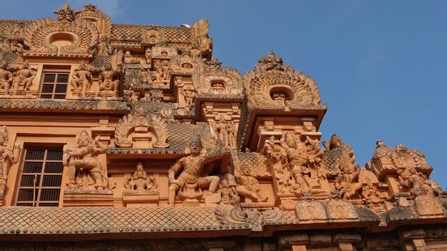 Brihadeeswarar Temple, Brihadisvara Temple, Thanjai Peruvudaiyar Kovil, Tanjore Big Temple, Shiva Temple, Thanjavur, Tamilnadu, India. King Raja Raja Cholan, UNESCO World Heritage Site. Archaeological