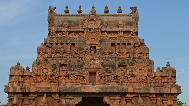 Brihadeeswarar Temple, Brihadisvara Temple, Thanjai Peruvudaiyar Kovil, Tanjore Big Temple, Shiva Temple, Thanjavur, Tamilnadu, India. King Raja Raja Cholan, UNESCO World Heritage Site. Archaeological
