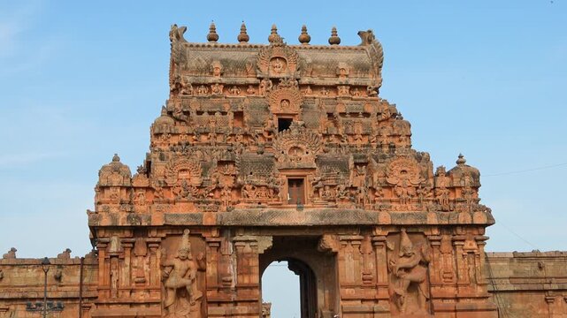 Brihadeeswarar Temple, Brihadisvara Temple, Thanjai Peruvudaiyar Kovil, Tanjore Big Temple, Shiva Temple, Thanjavur, Tamilnadu, India. King Raja Raja Cholan, UNESCO World Heritage Site. Archaeological