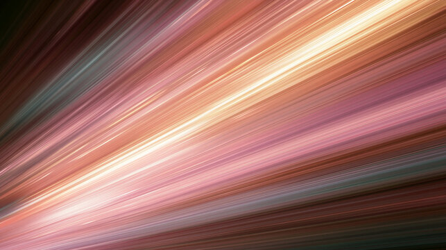 Abstract Multicolor Speed Lines Sweeping Across Frame