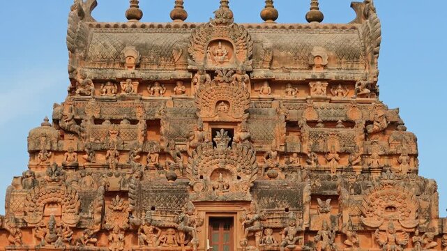 Brihadeeswarar Temple, Brihadisvara Temple, Thanjai Peruvudaiyar Kovil, Tanjore Big Temple, Shiva Temple, Thanjavur, Tamilnadu, India. King Raja Raja Cholan, UNESCO World Heritage Site. Archaeological