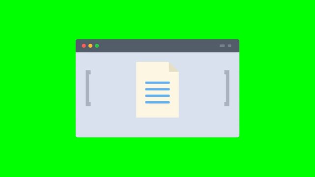Digital Document Displayed on a Computer Screen Interface.