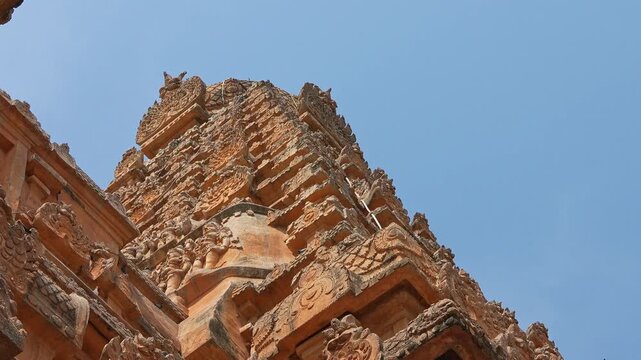 Brihadeeswarar Temple, Brihadisvara Temple, Thanjai Peruvudaiyar Kovil, Tanjore Big Temple, Shiva Temple, Thanjavur, Tamilnadu, India. King Raja Raja Cholan, UNESCO World Heritage Site. Archaeological
