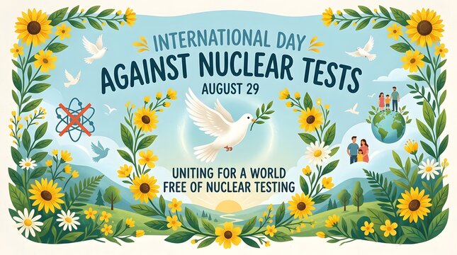 International day against nuclear tests illustration