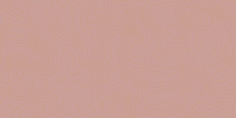 Vintage contour mapping. Natural printing illustrations of maps. Abstract red  yellow background with wave motif. Landscape geodesy topographic map background. Grey topographic lines. Texture of lines © Mau