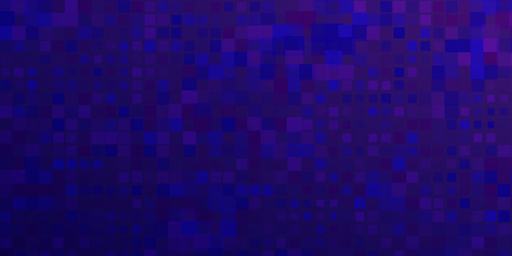 Purple abstract pixel texture bg video screen. Tv pattern background with square noise effect. Futuristic broadcast neon gradient banner for television. Modern vhs led static display element