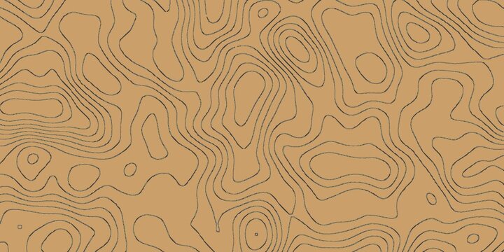Vintage contour mapping. Natural printing illustrations of maps. Abstract red  yellow background with wave motif. Landscape geodesy topographic map background. Grey topographic lines. Texture of lines