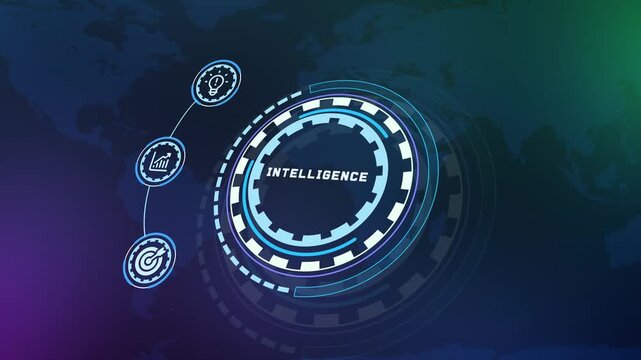 Digital Intelligence Dashboard Featuring Data Analytics, Strategic Insights, Performance Metrics and Business Visualization.