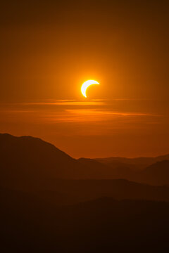 Partielle Sonnenfinsternis &Ouml;sterreich 2026 - partial solar eclipse