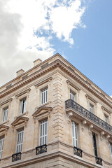 Fototapeta premium French private mansion with classical architecture