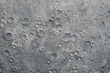 Close Up of the Moon's Surface with Impact Craters © Miroslaw