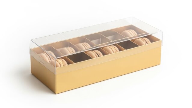 Elegant macaron gift box