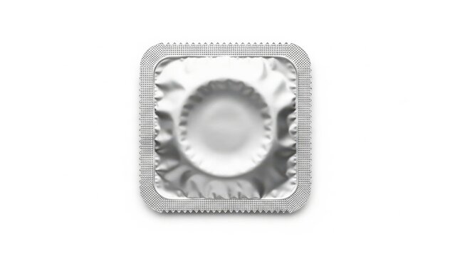 Single condom in foil package