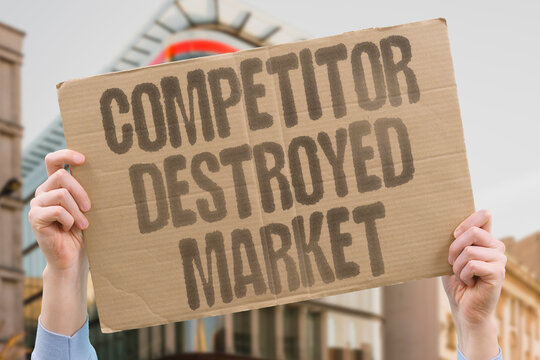 "Competitor Destroyed Market" Rival innovation made you obsolete. OUTDATED. IRRELEVANT. WORTHLESS. FINISHED. DEAD.