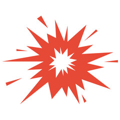 Fototapeta premium Comic Explosion Burst