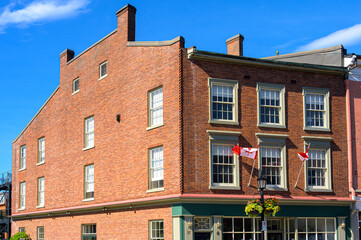 Fototapeta premium Colonial building facade, Port Hope, Canada