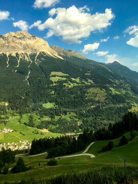 Swiss Alps in Poschiavo