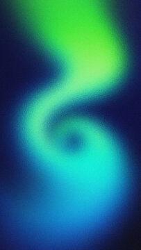 Abstract mint green blue blurred aura background with grainy frosted glass wave distortion gradient vertical composition perfect for mobile technology device wallpapers.