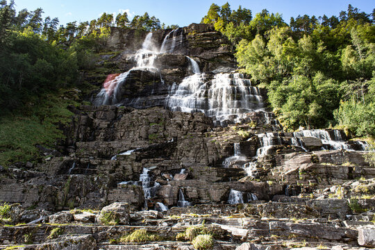 SKJERVSFOSSEN WASSERFALL