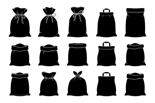 Varieties of silhouette bags in different styles and shapes.