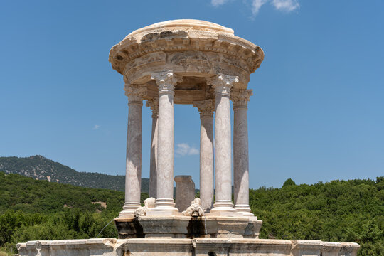 Tholos Nympaeum in Cibyra Ancient City in Burdur, Turkiye