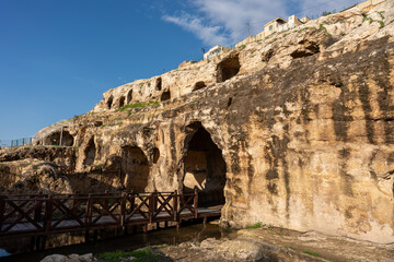 Naklejka premium Kizilkoyun Necropol in Sanliurfa, Turkiye