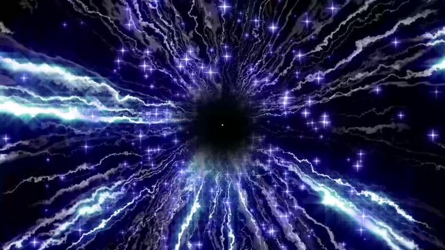 Dynamic glitter sparkle particle speed lines with electric thunder light animation, blue lightning flash, anime comic velocity burst, glowing neon rays, magical shimmer trail, and seamless loop video