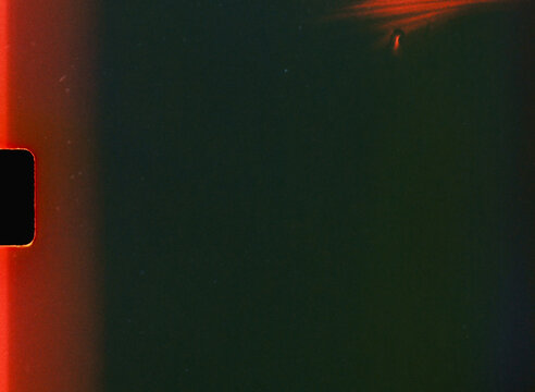 Vintage super 8 film reel texture with light leaks
