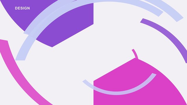 Colorful overlapping paint strokes in circle design