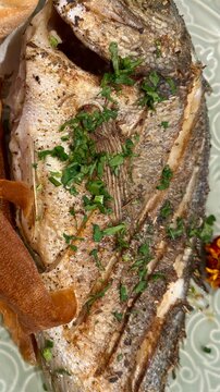 Dorade grill&eacute;e 