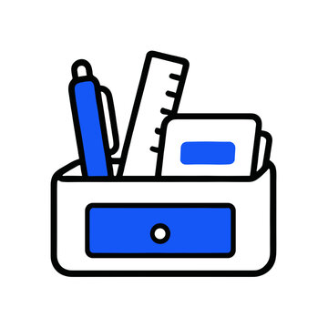 Workspace organizer productivity icon vector