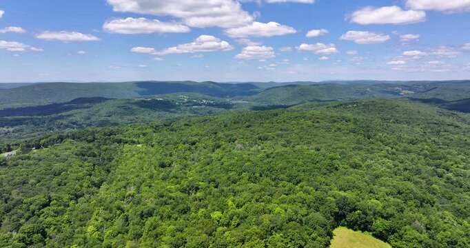 Aerial View of New Milford Connecticut