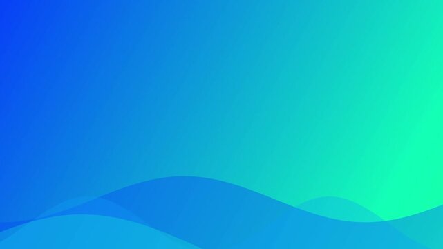 Gradient blue to green smooth transition background