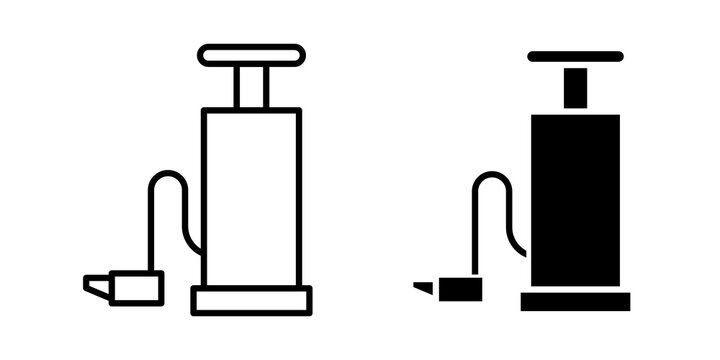 Air pump icon vector logos series