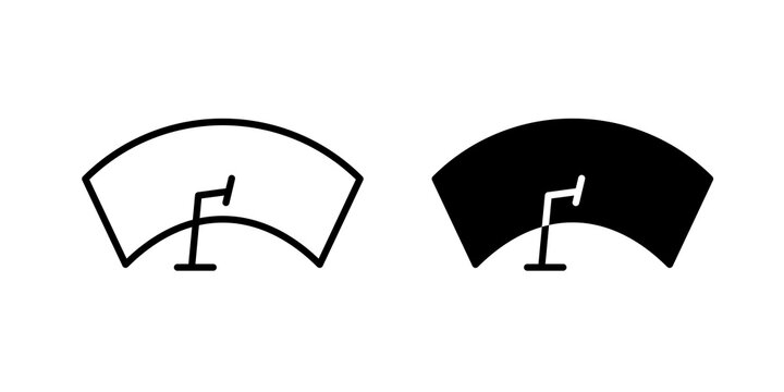 car windscreen icon vector logos series